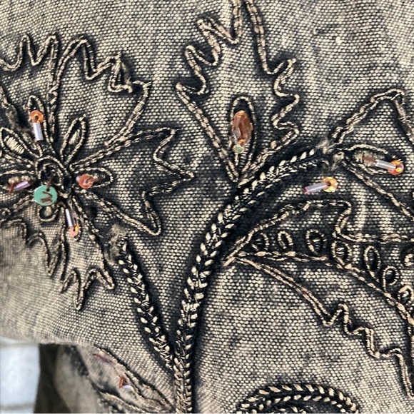 Large Flashback Bronze India Women’s Decorative Jacket Sequined Coat - Picture 2 of 7